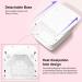 Shop UV LED Nail Lamp 72W - Cordless Portable Gel Nail Dryer with Smart Sensor & 5 Timer - Fast Curing Acrylic & Gel Polish Light for Home Salon - Buy Online on GoSupps.com