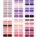 16 Strips Semi Cured Gel Nail Stickers Uv Lamp Required Gel Nail Polish Wraps Gel Nail Art Stickers for Women Girls Style Ze0442 - Buy Online on GoSupps.com