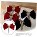 Angoily Tassel Hair Clip Girl Hair Accessories Velvet Hair Bow Girl Bows for Hair Clips for Women Hair Bow Clip Bowknot Barrette Silky Hair Clip Red Pearlescent Alloy Miss Set - Buy Online on GoSupps.com