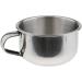 Inzopo Men's Stainless Steel Shaving Mug with Handle - 8 cm 2 Pack | Premium Shaving Accessories for Every Grooming Routine - Buy Online on GoSupps.com