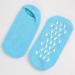 Minkissy Moisture Gloves & Sock Set | Gel Heel Socks & Spa Gloves for Dry Cracked Skin - Sky Blue - Buy Online on GoSupps.com