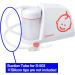 Suction Tubes for BabySmile Nasal Aspirator - Compatible with S-502, S-503, S-504 - Buy Online on GoSupps.com