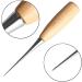 2PCS Alloy Steel Wood Handle Punching Tapered Awl Craft Cloth Scratch Awl Repair Tool for DIY Craft - Buy Online on GoSupps.com