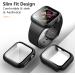 Mugust 3 Pack Apple Watch Screen Protector 40mm SE Series 6/5/4, Hard PC Full Cover with Tempered Glass - Black 40mm - Buy Online on GoSupps.com
