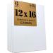 milo 12x16 inch Stretched Artist Canvas Value Pack | Set of 6 Canvases for Painting | Primed & Ready to Paint | Ideal for Acrylic, Oil, Mixed Media | 100% Cotton with Pine Wood Frame - Buy Online on GoSupps.com