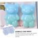 Zerodeko 2pcs Rabbit Ornaments Dessert Bear Shape Cartoon Baking Adorable Molds Tools Silicone Cake DIY 11.5X6.3X2.4CM White - Buy Online on GoSupps.com