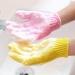 5 Pairs Exfoliating Bath Gloves - Double Sided Full Finger Body Scrubber for Shower, Bath, and Spa - Assorted Colors - Buy Online on GoSupps.com