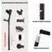 Forearm Crutches Adult Extendable Open Cuff Crutches Ergonomic Adjustable Walking Aids for Seniors Disabled Elderly with Heights 4'7" - 6'1" Lucky Star - Buy Online on GoSupps.com