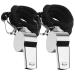 Shubeeieumi Pfeif 2 pieces of stainless steel trill pipe sports pipes professional whistle with a lanyard loud clear sound for school sports football dog training physical education lessons