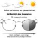 ZUKKY Photochromic Progressive Multifocus Reading Glasses - Blue Light Blocking Sunglasses for Men & Women AM31 | International Shipping Available - Buy Online on GoSupps.com