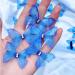 Colorful Chiffon Butterfly Hair Clips - Set of 20 | Non-Slip Organza Wings Ribbon Wrapped Alligator Barrettes for Women and Girls - Buy Online on GoSupps.com