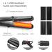 CkeyiN Hair Crimper Professional Crimping Iron/Straightener with Heat Resistant Glove - Adjustable Temperature, Dual Voltage, 4 Ceramic Plates (Black) - Buy Online on GoSupps.com