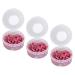 Nail Sanding Bands Multiple Sizes Nail Art Sanding Bands Small Dead Skin Removal with Storage Box for Foot Care (Rose Red)