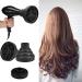 Collapsible Portable Hair Diffuser Attachment for Curly Hair - Salon Quality Airflow Nozzle 1.65-1.9In (Black) - Buy Online on GoSupps.com