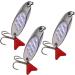 JSHANMEI Metal Spoon Casting Jigs 5g - 10pcs | Hard Fishing Lures for Bass & Salmon with Treble Hooks - Buy Online on GoSupps.com