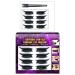 Winbst reusable eyeliner and eyelash stickers 4 pairs of eyeliner stickers with eyelashes and eyelash brush eyes make-up even adhesive blue