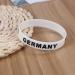 Garneck 10pcs Germany Land Flag Silicone Bracelets - Support Football Athletics Gymnastics & Hockey - Perfect Souvenir for Sports Fans - Buy Online on GoSupps.com