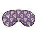 Cute Otters and Love Sleep Mask Eye Cover for Sleeping Blindfold with Adjustable Strap Blocks Light Night Travel Nap for Men Women
