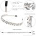 Hernoblerest White Pearl Rhinestone Crystal Headband for Women - Handcrafted Baroque Fashion Hair Accessory - Buy Online on GoSupps.com