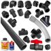 Screw connection - PVC adhesive fitting for pipe - outside 25mm 25mm screw connection