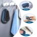 Hand Washing Brush Set 4 Nail & Cleaning Brushes with Hanging Rope in White Blue Gray & Pink | Ideal for Fingernail & Bathroom Sink Cleaning | International Shipping Available - Buy Online on GoSupps.com
