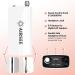 30000 RPM Rechargeable Nail Drill Machine Set - Wireless Electric File for Manicure Pedicure - Includes 6 Bits and Sanding Bands - White - Buy Online on GoSupps.com