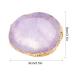 Natural Resin Stone Nail Palettes with Gold Edge - Purple DIY Nail Art & Makeup Tool - Buy Online on GoSupps.com