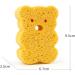 Samber Super Soft Baby Bath Sponge Children Bathing Scrubber Cartoon Sponge Bath Rubbing Shower Scrub for Baby Kids Children (Bear) - Buy Online on GoSupps.com