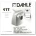 Dahle D975 Repl Cutting Head For Dahle F-D507 and F-D508