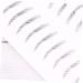 FOMIYES 4 Sheets Pairs Makeup Stickers Realistic Waterproof Imitation Eyebrows Cosmetic Supplies Hair Miss - Buy Online on GoSupps.com