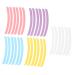 NOLITOY 5 Sheets Eyelash Lifting Ribbon Curlers Silicone Lash Lifting Rods Silicone Lash Lifting Pads Spiral Hair Curlers Rotating Makeup Organiser Supplies Cosmetic