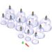 BDSM Cupping Set - 12 Piece Transparent Chinese Massage Therapy Kit with Pump | Wrinkle Reducers & Anti-Embarking Device | International Shipping - Buy Online on GoSupps.com