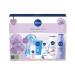 NIVEA Cashmere Soft Gift Set (6 Pieces) Relaxing and Refreshing NIVEA Gift Set Includes Shower Cream Face Wash Face Mask Body Lotion and More Gifts for Women