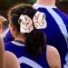 Jumbo Baseball Cheer Bow Clips - Glitter Leather Softball Hairbow Barrettes for Girls | Cheerleading Accessories for Teens & Toddlers - Buy Online on GoSupps.com