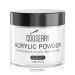 Cooserry Clear Acrylic Powder- 6oz Acrylic Powder 170g Large Capacity Professional Acrylic Nail Powder Polymer for 3D French Nail Manicure Extension Nail Carving, Long Lasting Acrylic Nail Powder Kit Clear-A
