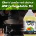 AVO ORGANIC 100% VEGETABLE Oil  64 Fl-oz (Half a Gallon) NO preservatives added - Buy Online on GoSupps.com