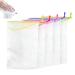 10 pieces of soap bags facial cleansing accessories soap network soap bag cord train for bathing facial cleaning Tools body peeling bathroom cleaning accessories (random color)