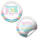 You're The Bomb Happy Valentine's Day Hot Cocoa Bomb Sticker Labels  Total of 40 2 Circle Stickers (20 sets of 2) by AmandaCreation