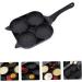 Zerodeko 3 Pcs Frying Pan Omelet Pans Egg Skillet Barbeque Grill Accessories Four- Hole Egg Pan Non Stick Fry Pan Egg Cooking Pot BBQ Accessories for Grill Aluminum Alloy Mini Supplies 38X21X2CMx3pcs Blackx3pcs - Buy Online on GoSupps.com