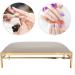 Soft Waterproof PU Leather Nail Arm Rest - Gray | Ergonomic Hand Pillow for Manicure | Nail Salon and Home Use - Buy Online on GoSupps.com