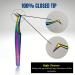 JIM PRO Volume Lash Tweezers | Anti-Slip Grip | Professional 100% German Stainless Steel | For Classic and Volume Fans | Multicolor | 1 PCS - Buy Online on GoSupps.com