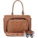 Miss Lulu 4PC Baby Diaper Bag Set - Big Waterproof Hospital Wrap & Insulated Changing Pad - Brown - Buy Online on GoSupps.com