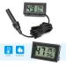 RUIZHI 2 Pack Mini Digital Hygrometer Thermometer Temperature Humidity Thermometers with Gauge Meter Probe for Reptile Aquarium Greenhouse Office - Buy Online on GoSupps.com
