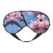 Plum Blossom Print Ultra-Soft Light-Blocking Eye Mask for Optimal Comfort and Restful Sleep