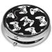 Game Controller Mini Round Pill Box | 3 Compartment Portable Pill Organizer for Travel Home & Office - Buy Online on GoSupps.com