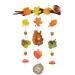 Ursus 21470099F - mobile autumn magic height approx. 52 cm set for a mobile with stamping parts cord adhesive pads including instructions ideal as a free -hanging room decoration in the children's room cloud dance