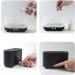 Fockety Flame Aroma Diffuser - Safe 12-Hour Operation Quiet Humidifier with Colorful Breathing Light for Bedrooms (Black) | International Shipping - Buy Online on GoSupps.com