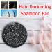 HUSHUI Natural Shampoo Bar for Hair Bamboo Charcoal Shampoo Bar Hair Darkening Shampoo Bar Anti Hair Loss Shampoo Bar Handmade - Buy Online on GoSupps.com