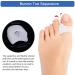 Toe Spreader Set for Hallux Valgus | Silicone Toe Separator & Hammer Toe Correction - Unisex Solution - Buy Online on GoSupps.com