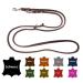 Dog liner Small dogs / large dogs 2m / 2.40m / 2.80m / 3.50m / 5m Double linen adjustable (2.40m x 12mm dark brown) 2.40m x 12mm dark brown